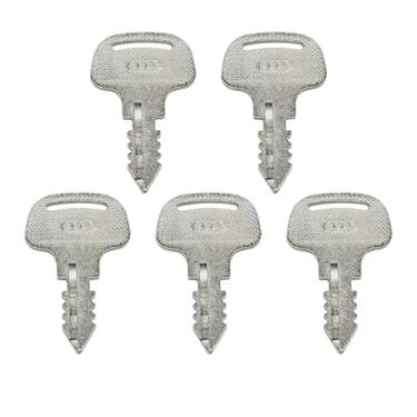 Imagem de Chave de ignição Disenparts 5 peças 18510-63720 para trator Kubota M105S M4900 M5140 M5640 M5700 M6800 M7040 M7060 M8200 M8540 M9000 M96666666666666666660 Meses