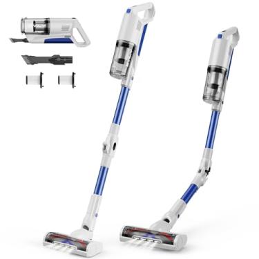 Imagem de Aspirador de Pó Sem Fio Dobrável 28000PA, Potente e Ultra Silencioso, Leve e Portátil, 55 Minutos de Execução, Ideal para Pêlos de Pets, Carpetes e Limpeza Profunda em Toda a Casa