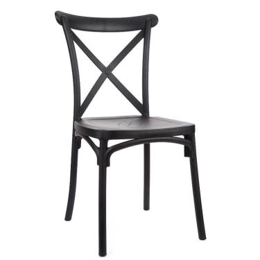 Imagem de Cadeira De Design Katrina Interior E Exterior Preto