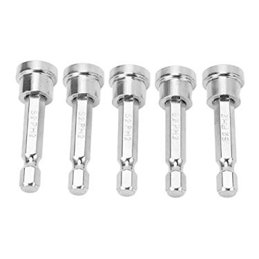 Imagem de Bit de Chave de Fenda Magnética, Bit de Posicionamento de Aço de Vanádio Cromo Com Micro -magnético para Ferramenta Elétrica, 50 Mm, Adequado para Broca de Mão, Broca de Lítio,