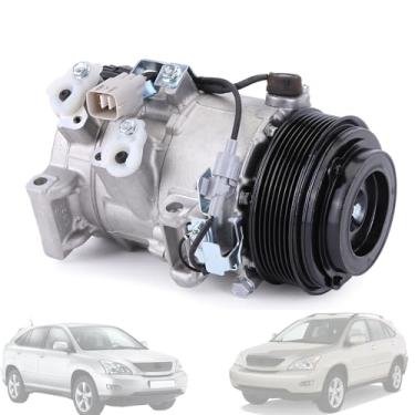 Imagem de Compressor AC com embreagem compatível com Lexus RX350 V6 3.5L 2007 2008 2009 Compressor AC substitui # 158336 883204812084 8832048120