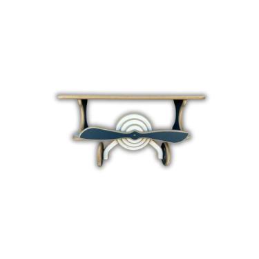 Imagem de Prateleira infantil avião em mdf cantos arredondados - J TEIXEIRA MOVE