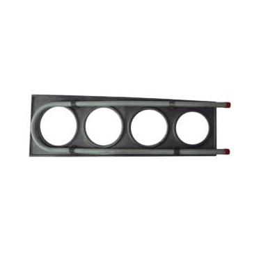 Imagem de Chapa Fogão Lenha Com Serpentina Alumínio 4 Furo 29x100x35cm