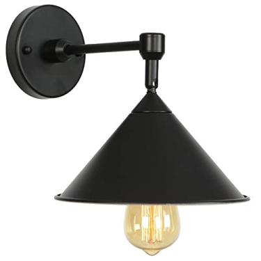 Imagem de HOSETEON Luminária de parede interna nórdica, parede de fundo de cor moderna, arandela criativa para quarto, luminária de montagem na parede Dection de cabeceira de corredor, quarto, lanterna de