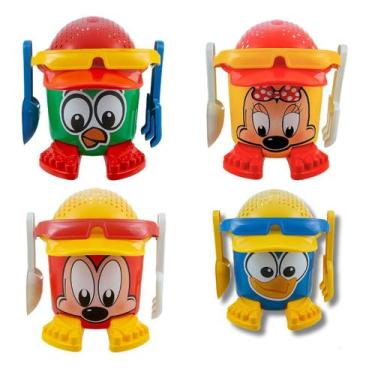 Imagem de Kit Balde de Praia Turma Da Alegria Brinquedo Kendy