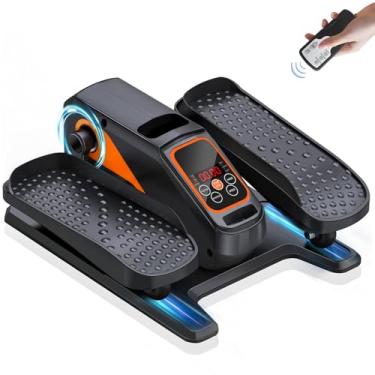 Imagem de DOMNIU Elíptico Elétrico Para Sentar, Idosos E Adultos, Com Pedal Silencioso Portátil, Controle Remoto, 15 Velocidades Ajustáveis, 5 Modos Automáticos