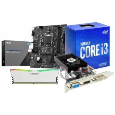 Imagem de Kit Upgrade Gamer I3 10G + Placa Mãe + 8Gb Ddr4 + Gt610 2Gb
