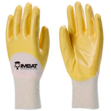 Imagem de Luva Imbat Com Banho Nitrílico Amarelo Tamanho 10 - INDEPENDENCE