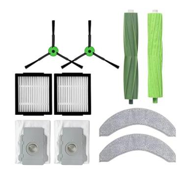 Imagem de Escova principal/escova lateral/saco de pó/filtro/pano de esfregão compatível com iRobot J9 J9+ J7 j7+ Combo 10 Max X0850 peças sobressalentes de aspirador de pó robô