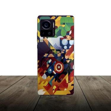 Imagem de Skin Traseira MARVEL para Smartphone Motorola - Rock Space