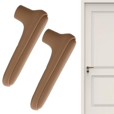 Imagem de Capa Para Maçaneta De Porta,2X Capas as Almofadadas Para Puxadores - Anti-Impacto De Silicone Para Quarto Banheiro Escritório E Segurança Infantil