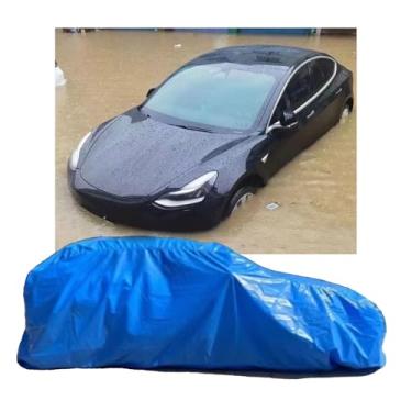 Imagem de Capas de Carro Capa De Carro Totalmente Fechada Para Prevenção De Inundações, Proteção Contra Chuva E Neve Para Todos Os Climas, Para Sedan, SUV, MPV, Bolsa Protetora De Carro Reutilizada(5x2x1.9 m/16