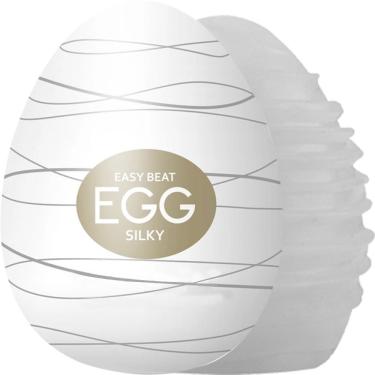 Imagem de Ovo Masturbador Pênis Egg Estimulo Punheta Silky Flexivel