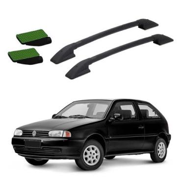 Imagem de Rack Teto Longarina Gol G3 1999 2000 2001 2002 Preto Colado - Solar