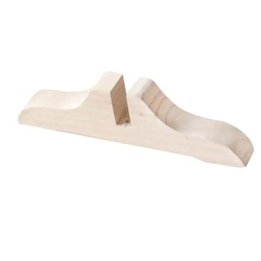 Imagem de ＫＬＫＣＭＳ Suporte de divisória de ambiente dobrável, suporte de tela de privacidade, base decorativa, fácil de instalar, pés de painel de tela para banheiro de, Madeira Sem Pintura