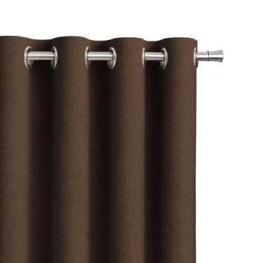 Imagem de Cortina Rústica Texturizada De Linho Natural 3,00m x 2,30m Para Sala e