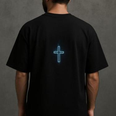 Imagem de Camiseta Streetwear Oversized Masculina Preta - swagon, 4, P