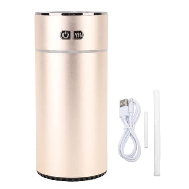 Imagem de Máquina de terapia Spray duplo portátil Smart Car Scownener Difusor umidificador com 300 ml de água Tanque de água para viagens de escritório em casa (Ouro)