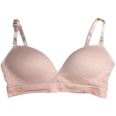 Imagem de Sutiã Menina Moça com Bojo Sem Costura Alças Regulaveis Liso - Zee Ruc