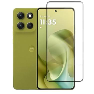 Imagem de Película Premium De Vidro Temperado 3D Compatível Com Moto G56 5G Tela de 6.7 - Bluepink