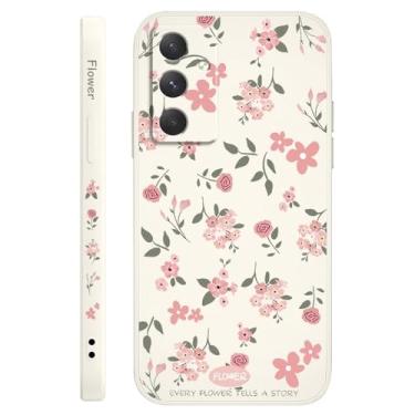 Imagem de Capa de celular com aroma floral para Samsung Galaxy A55 A35 A25 A56 A36 A26 A16 A15 A06 A05 A05S A54 A34 A24 A14 A04 A04S A04E 4G 5G, branca, para A14 4G