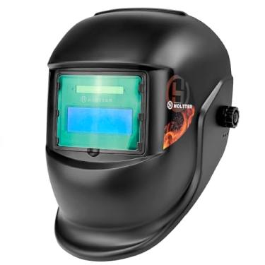 Imagem de HOLTTER, Máscara de Solda Automática Autoescurecimento Ajustável Solda MIG TIG Eletrodo Visor rebatível Proteção UV IV Sensores Arco