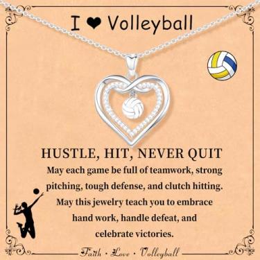 Imagem de Softbol/vôlei, beisebol/futebol, futebol, basquete, golfe/pickleball/tênis, infinito, coração para meninas, mulheres, joias esportivas, presentes para filhas e fãs de esportes, Latão, Zircônia cúbica