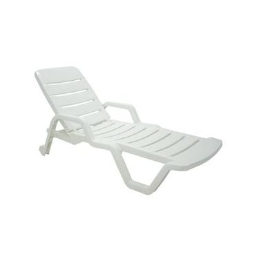 Imagem de Espreguiçadeira Tramontina Leblon Basic Em Polipropileno Branco