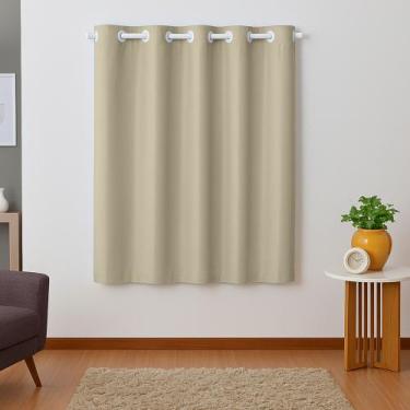 Imagem de Cortina Blackout Corta Luz 1,10 X 1,30 Antimofo Sala Quarto Cozinha - 