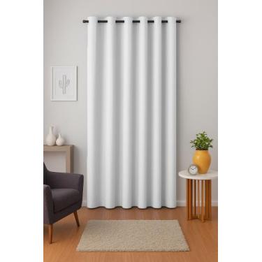 Imagem de Cortina Blackout Corta Luz 1,40 X 3,00 Antimofo Sala Quarto Cozinha Ev