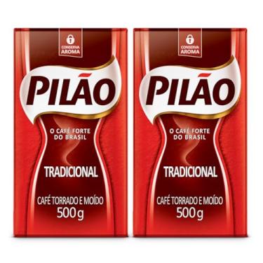 Imagem de CAFÉ PILÃO TRADICIONAL 500G - KIT COM 2 UNIDADES