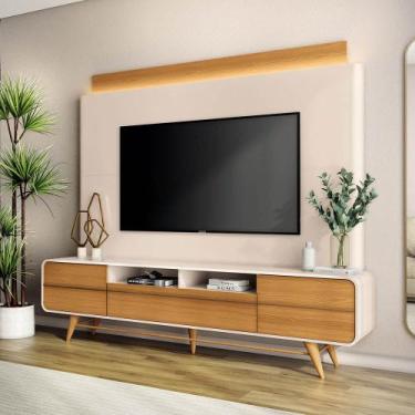 Imagem de Estante de TV 85 Pol 220cm Dany H01 - D'Rossi - D Rossi, Cinamomo e Of