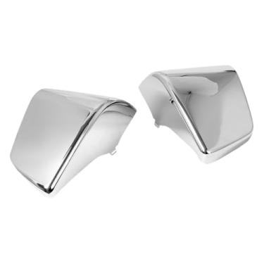 Imagem de Generic 1 par de capas de carenagem de bateria esquerda direita para motocicleta, peças de reposição, acessórios, protetor, substitui painel lateral de alto, Prata