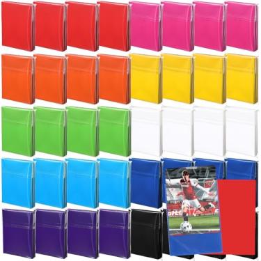 Imagem de Maitys 2000ct Trading Card Sleeves 10 Colors Matte Soft Magic Card Protectors for Baseball, Sports, Football, Game Cards