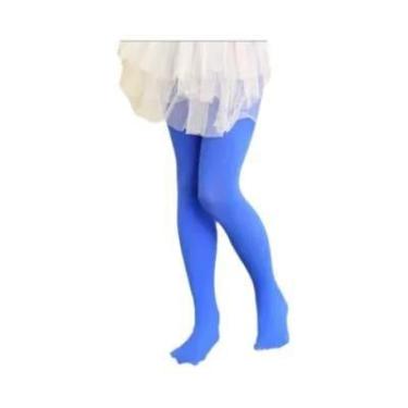 Imagem de Meia-calça Infantil De Veludo Branco Para Meninas, Meia-calça De Dança
