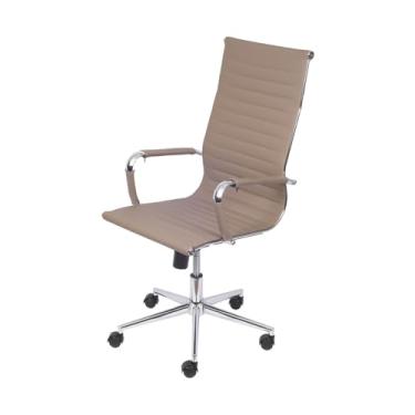 Imagem de Kit 2 Cadeiras Office Esteirinha Alta (Bege)