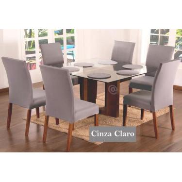 Imagem de Capa Pra Cadeira Jantar Para Mesa 4 Lugares Malha Gel - Ravi Enxovais,