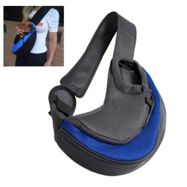 Imagem de Bolsa Canguru Cao Gato Cachorro Pet Carregador Mochila Transversal Peq