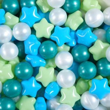 Imagem de Ball Pit Balls STARBOLO Star 100 unidades sem ftalatos, sem BPA