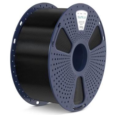 Imagem de SUNLU 3D Filamento PLA Plus 3kg 1.75mm, Carretel Grande PLA+ para Projetos Grandes+/- 0.02mm, Perfeitamente Enrolado, Compatível com a Maioria das Impressoras FDM, 3kg, Preto