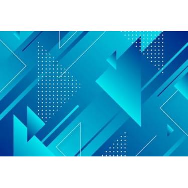 Imagem de Quadro Decorativo com Estampa Gradient Geometric 30 x 30 Papel 2 unidades