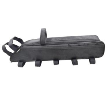 Imagem de Dynwave Bolsa de armazenamento para quadro de bicicleta, bolsa frontal para tubo superior, para bicicleta elétrica para telefone, Style B