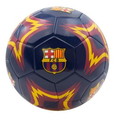 Imagem de Icon Sports Bola de futebol caleidoscópio oficial licenciada do International Clubs | FC Barcelona, azul-marinho, caleidoscópio