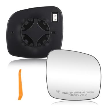 Imagem de Espelho lateral direito do passageiro com ajuste aquecido para Dodge Grand Caravan 2008-2020, para Chrysler Town & Country 2008-2016, para RAM C/V 2012-2015, para VW Routan 09-2014, substituição para 68026176AB CH1325107