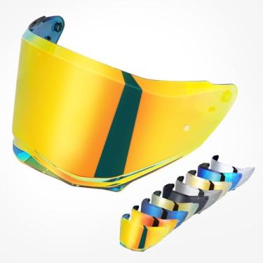 Imagem de Protetor facial para capacete Sedici Duale Mips viseira Mips Parlare para SEDICI Duale capacetes de substituição de carbono forjado (REVO-vermelho)