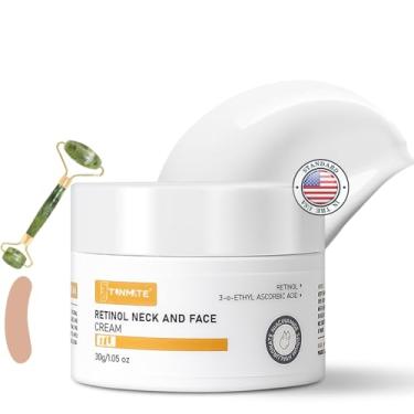 Imagem de Creme firmador e levanta o pescoço com retinol e ácido hialurônico, hidratante de aveia calmante para rosto e pescoço, Centella Asiatica e manteiga de karité, tratamento diário leve e não oleoso