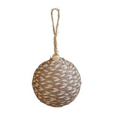 Imagem de Fancyes Bola de Natal Enfeite de Natal Decoração Artesanal Pingente Bola de para Noivado Lareira Ano Novo Aniversário Formatura, Style C