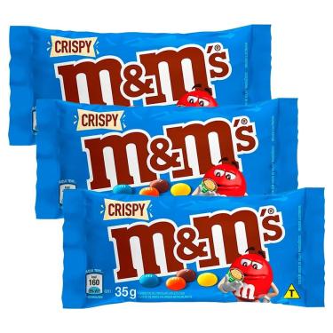 Imagem de Kit 3 Chocolate M&M`S Crispy 35g