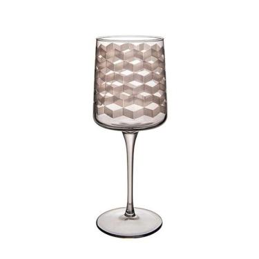 Imagem de Taça Copa E Cia Geo 320ml Em Vidro Fumê