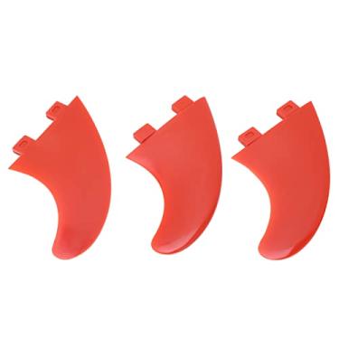 Imagem de ZIZEV Barbatanas de prancha de surf, barbatanas vermelhas de fibra de vidro para shortboards 3